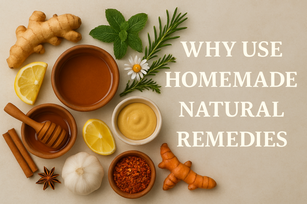 Why Use Homemade Natural Remedies?